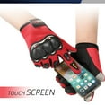 thumbnail image 5 of Guantes de motocicleta con pantalla táctil para todos los dedos adecuados para andar en BMX, ATV, MTB, 5 of 5