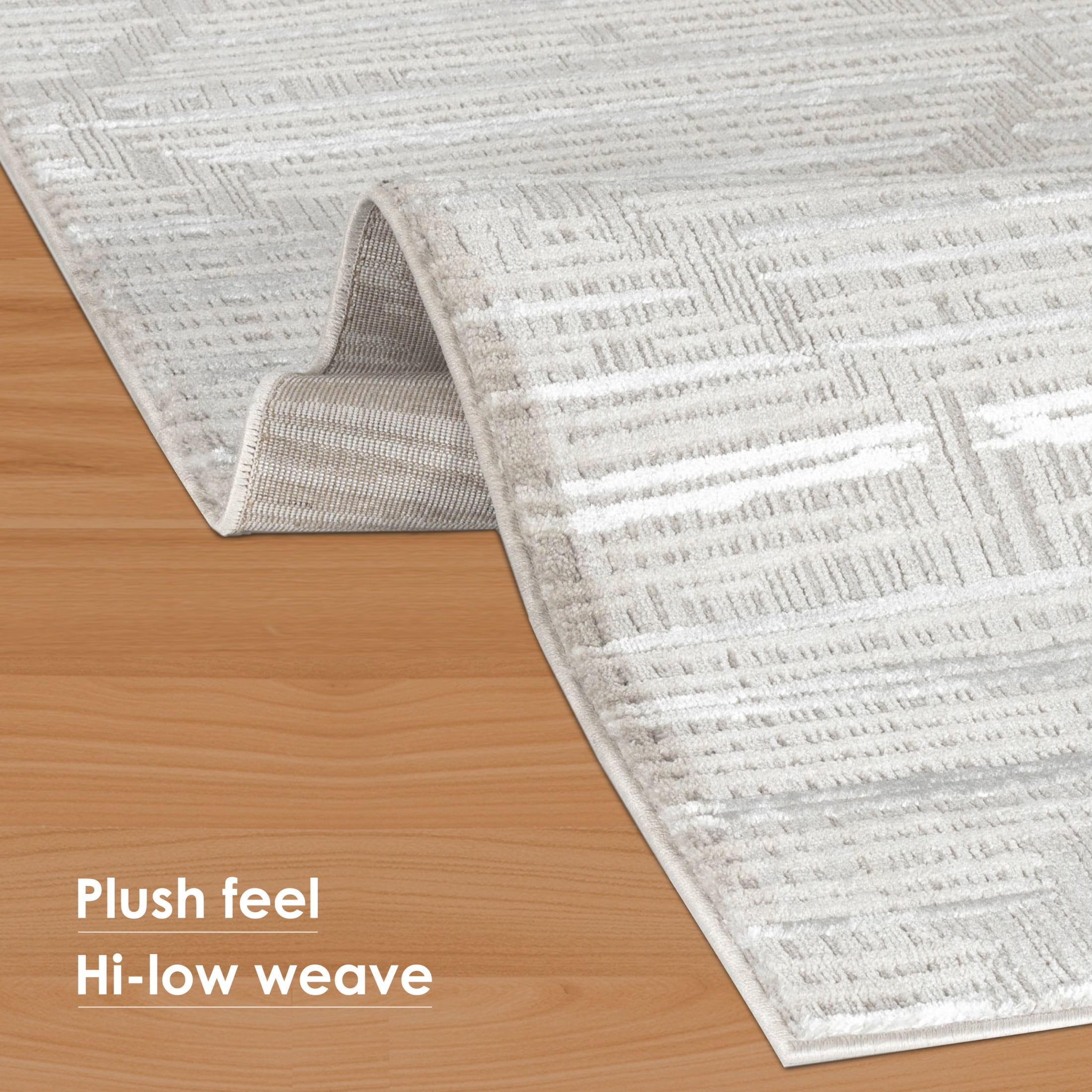 CHI Greer Geo Cream 8'6" x 13' Area Rug