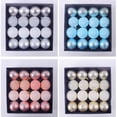 thumbnail image 4 of 16 bolas navideñas pintadas de 6 cm, colgantes de plástico irrompible para árbol de Navidad, decoración elegante y reutilizable para Navidad, 4 of 5