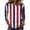 Red, variant on JULMCOMO Shirts for Women Vertical Striped Crew Neck 3/4 Sleeve Casual T Shirts Loose Fit Comfy Trendy Summer Basic Tees Hot Pink 2XL