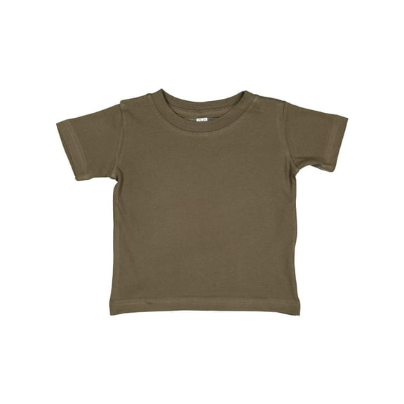 Infant Fine Jersey T-Shirt - MILITARY GREEN - 6MOS