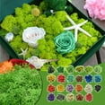 thumbnail image 4 of Wovilon Home Decor for Living Room Artificial Green Plant Immortal Fake Flower Moss Grass for Home Living Room Decorative Wall Diy Flower Mini Colorful Accessories, 4 of 4