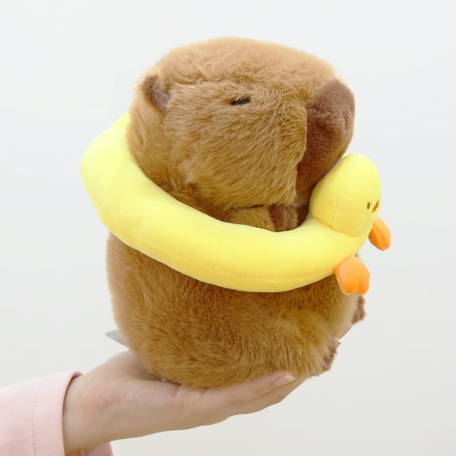 Poupée Capybara Véritable Poupée Jouet en Peluche Oreiller Cadeau d'Anniversaire Célébrité Internet Ragdoll DMH