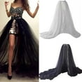 thumbnail image 2 of Yokua Women's Layering Wedding Maxi Tulle Skirts Floor Length Overskirt Overlay Gifts, 2 of 12