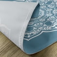 thumbnail image 5 of Ambesonne Leaf Place Mats Set of 4, Lace Style Royal Round, Standard Size, Slate Blue White, 5 of 6