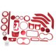 thumbnail image 2 of Kit de Decoració de Adornos Interiores de 28 Piezas de Repuesto Para Jk Jku 2 Puertas y 4 puertas Adornos Interiores de Automóvil Elegantes y Lujosos para 2011-2018, 2 of 7