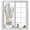 Gray, variant on Animal Pattern Hot Air Balloon Window Privacy Film, Panda Elephant Bear Rabbit Mountains Frosted Glass Window Clings Static Cling UV Heat Blocking Reusable Door Sticker for Bathroom 29.5 x 118 Inch