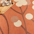 thumbnail image 4 of SAFAVIEH Courtyard Connie Floral Indoor/Outdoor Area Rug, Terra Natural/Brown, 6'7" x 6'7" Round, 4 of 9