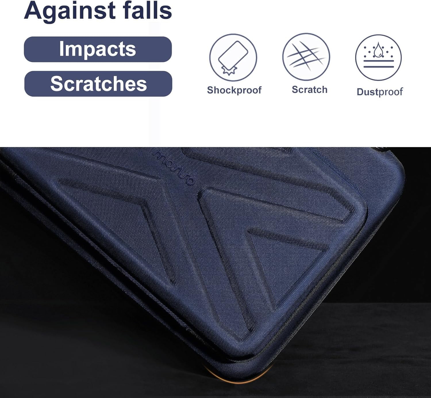 MOSISO Hard Shell Laptop Case for Men Women,15-15.6 inch Computer Bag Compatible with MacBook, HP, Dell, Lenovo, Asus, Notebook,13.3 inch Laptop Bag with Front Pocket & Shoulder Strap