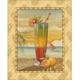 thumbnail image 2 of Charlene Audrey 15x18 White Modern Wood Framed Wall Art Titled - Island Nectar II, 2 of 5