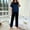 06-Style, variant on Womens Satin Silky Pajama Set Short Sleeve Shirt with Long Pajama Pant Set Soft PJ Loungewear