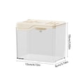 thumbnail image 2 of Plastic Fish Tank for Goldfish Transparent Desktop 12X10X8Cm, 2 of 6