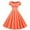 Orange, variant on LYXSSBYX Womens Dresses Short Sleeve Casual Women's Fashion Casual Solid Color Short Sleeve Square Neck Knee Length Dress