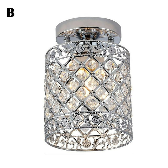 CAROOTU Mini Style Moderne Décoratif Luminaire de Plafond en Cristal