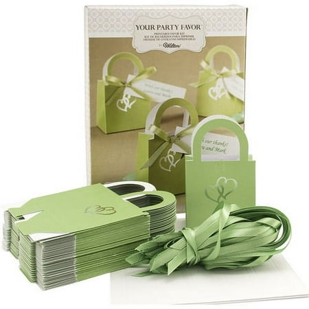 Wilton Green Sweetheart Favor Bag, 50 Count