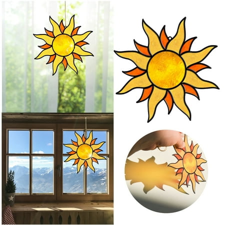 

Sun Acrylic Pendant Light Refraction Home Decor Pendant Fun Gift For Window Decoration