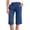 Blue, variant on Denim Shorts Women Knee Length Hight Wais Shorts Jean Shorts with Pocket Long Stretchy Denim Shorts Summer Jorts Shorts Casual Daily Streetwear L