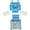 Blue, variant on CableWholesale 310-120BL Cat5e Keystone Jack Blue RJ45 Female to 110 Punch Down