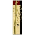 thumbnail image 2 of Goldberger, Jennifer 8x18 White Modern Wood Framed Museum Art Print Titled - Meditative Bamboo Panel I, 2 of 4
