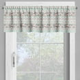 thumbnail image 2 of Ambesonne Tribal Valance Pack of 2, Floral Paisley and Aztec, 54"X12", Cream Aqua and Coral, 2 of 5