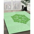 thumbnail image 2 of Ahgly Company Indoor Square Patterned Mint Green Area Rugs, 3' Square, 2 of 6