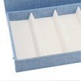 thumbnail image 2 of Étui à lunettes en lin à 6 compartiments, présentoir tendance pour lunettes, boîte pour plusieurs lunettes, pour la maison et le magasin, 2 of 4