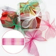 thumbnail image 2 of IMENGL Clearance! Delayuji Home Decor Gift 26Cm Belt Mesh Atmosphere Decorative Ribbon Ribbon Gift Festive Diy Packaging Box Decorative Office&Craft&Stationery One Size Multi-Color, 2 of 2