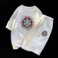 thumbnail image 3 of Traje unisex Harajuku con estampado de gofres para hombre, camiseta de manga corta y pantalones cortos, traje deportivo para hombre, conjunto de 2 piezas para correr, 3 of 5