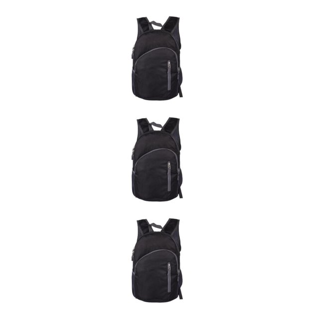 Jumpingount impermeable y resistente al desgarro para aventuras al aire libre Montañismo Bolsa de viaje Negro <= 20L Type1 NO1