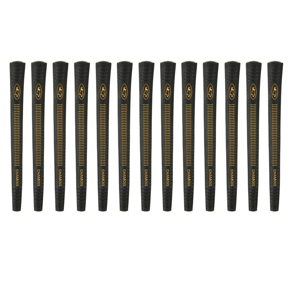 Avon Chamois Standard Black 13 Piece Golf Grip Bundle
