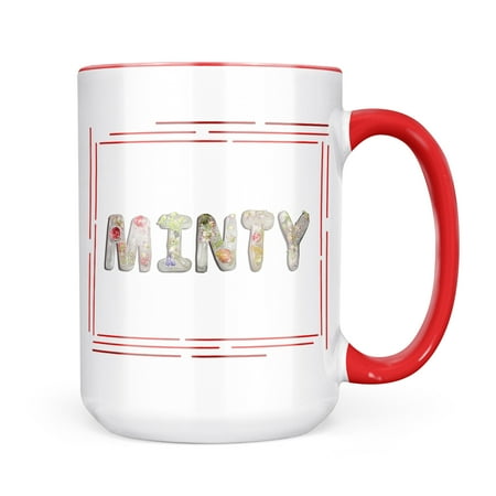 

Neonblond Minty Cold Ice Flowers Mug gift for Coffee Tea lovers