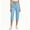 Blue, variant on Cargo Capri Pants for Women Straight Solid Drawstring Capris with Multi Pockets Outdoor Hiking Summer Casual Cargo Pants