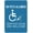 Warning Sign 1, variant on No Pets Except Service Dogs Sign - 8"x12" Premium Aluminum Yard Sign, Sun-Proof Rust-Free, Home Outdoor Pet Restriction Signage
