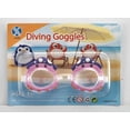 thumbnail image 2 of eapsneg Kids Swim Goggles Pink Cartoon Crab Anti Fog Sport Goggles, 3 Piece, 2 of 7