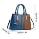 thumbnail image 3 of Bolso de gran capacidad para mujeres | Bolso de parche elegante de cuero suave | Bolso multicapa con correa cruzada ajustable | 30x13x23cm | Bolso de hombro versátil, 3 of 6