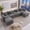 145" Gray-Chenille, variant on Vinform 145" U Shaped Cloud Couch Sectional with USB Charging, Hidden Storage, Cup Holders & Double Chaise, Green