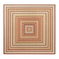 thumbnail image 3 of Unique Loom Baja Outdoor Collection Area Rug - Ensenada (7' 10" Square Burgundy/Green), 3 of 7
