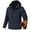 Navy, variant on Muvtei Men's Hooded Softshell Jacket Fleece Lined Waterproof Hooded Soft Lightweight Windbreaker Shell Jacket Outdoor Hiking Rain Jacket Black-L