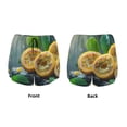 thumbnail image 5 of Lsque Fresh Passion Fruit Still Life Printed Women's Running Shorts with Liner Pockets,Elastic Quick Dry Workout Athletic Gym Yoga Shorts,Womens High Waist Shorts-Large, 5 of 9