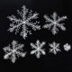 thumbnail image 5 of Snowflake String Decoration, Christmas Tree Pendant, Holiday Snowflake, Festive Home Decor, LED Icicle Lights, Metal Frame, Clear Glass Bulbs, For Bedroom, Office, Dormitory, 5 of 8