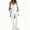 White, variant on Womens Overalls Bib Overalls Barrel Leg Adjustable Strap Jean Pants Jumpsuits with Pockets