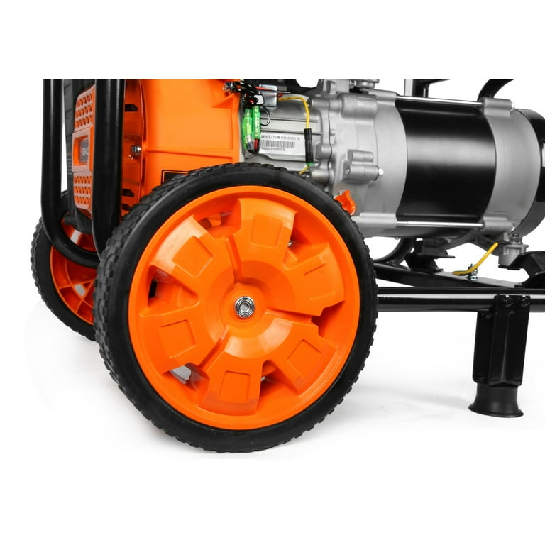 WEN 5,600-Watt Portable Generator with Wheel Kit, 224cc, Transfer