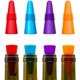 thumbnail image 3 of 6 Pack Wine Stopper, Reusable Silicone Beverage Bottle Stopper with Cork Stopper to Keep Wine Fresh, 3 of 5