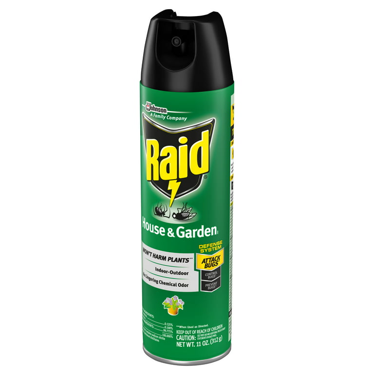 Raid 11 Oz. Aerosol Spray House & Garden Insect Killer - Gillman