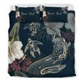 thumbnail image 1 of Hawaii Tropical Hibiscus Turtle Shark Aumakua Personalized Bedding Set - Lucas, 1 of 6