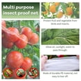 thumbnail image 2 of BURMONG 8x32ft(2.5x10m) Ultra Fine Garden Netting, 80 Mesh Breathable Insect & Bird Protection Net, Plant Cover for Vegetables Fruits Flowers Trees, Row Cover for Raised Beds Outdoor, 2 of 10