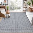 thumbnail image 1 of Aoile 8x10 Area Rugs, Modern Geometric Washable Rug with Non-Slip Backing, Contemporary Accent Carpet for Living Room, Laundry, Office, Dark Gray, 1 of 8