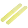 thumbnail image 1 of Estuches para Cepillos de Dientes para Viaje Unique Bargains Amarillo 19x2.7cm 2 Uds, 1 of 7