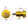 thumbnail image 2 of Gold Kawasaki Swingarm Spools Sliders Ninja ZX 6R 7R 9R 10R 12R 14R ZZR 600 1200, 2 of 3