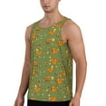 thumbnail image 2 of Fotbe Squirrel And Nuts Pattern Men's Quick Dry Workout Tank Top Gym Muscle Tee Fitness Bodybuilding Sleeveless T Shirt Breathable Workout Shirt-4X-Large, 2 of 9